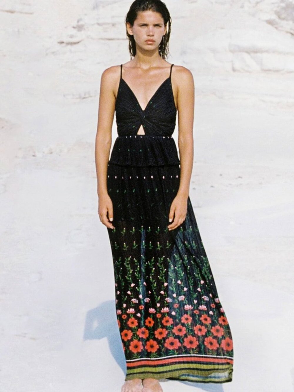 Sabina Musayev Selina Dress, Black, Size M